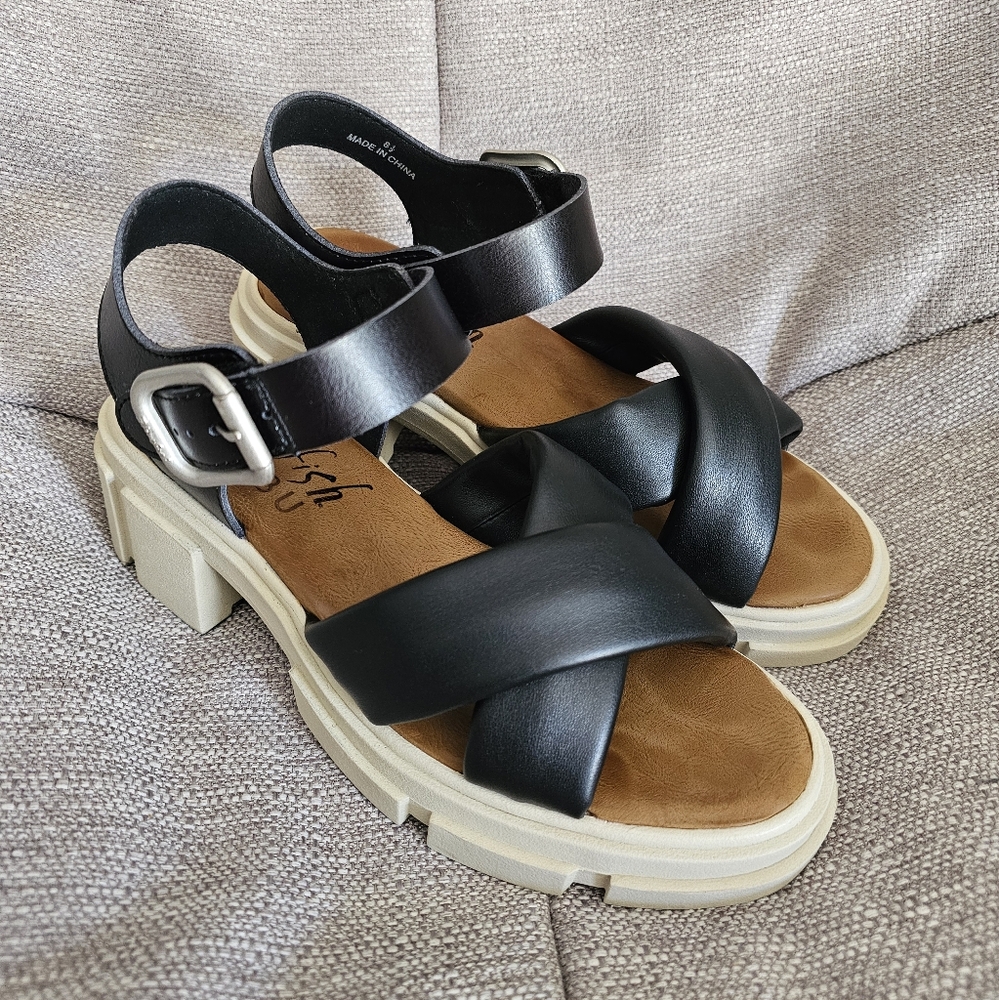 Blowfish Black Sandal Malibu. Worn 1 time.